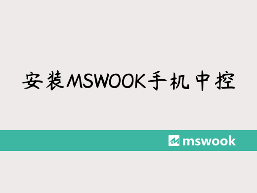 下载和安装mswook